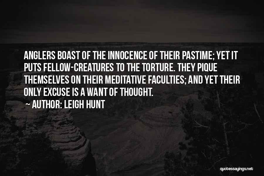 Pastime Quotes By Leigh Hunt