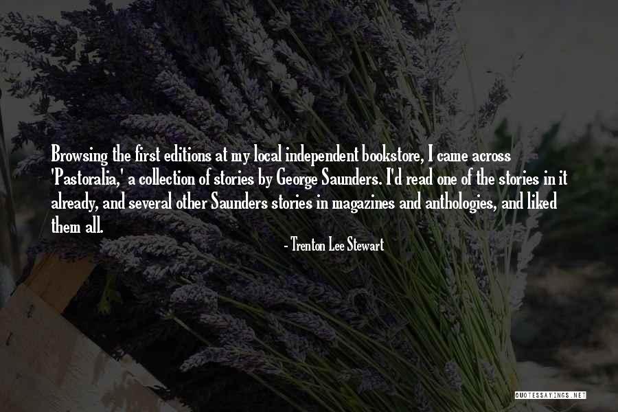 Pastoralia Saunders Quotes By Trenton Lee Stewart Pastoralia Saunders Quotes By Trenton Lee Stewart