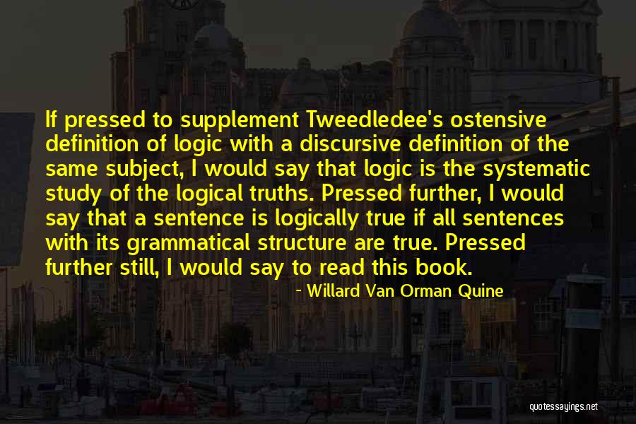 Pastoredwin Quotes By Willard Van Orman Quine Pastoredwin Quotes By Willard Van Orman Quine