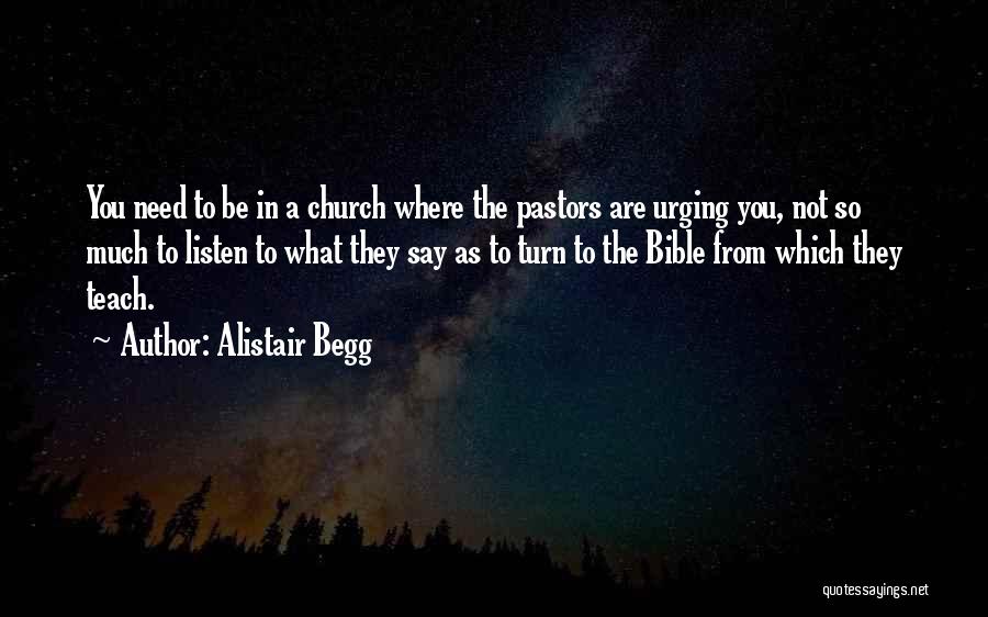 Pastors From Bible Quotes By Alistair Begg