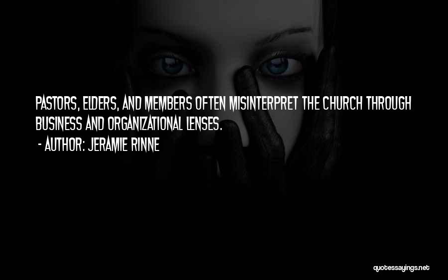 Pastors Quotes By Jeramie Rinne