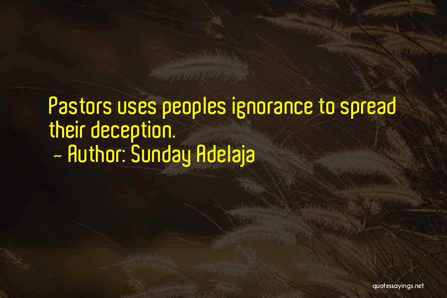 Pastors Quotes By Sunday Adelaja