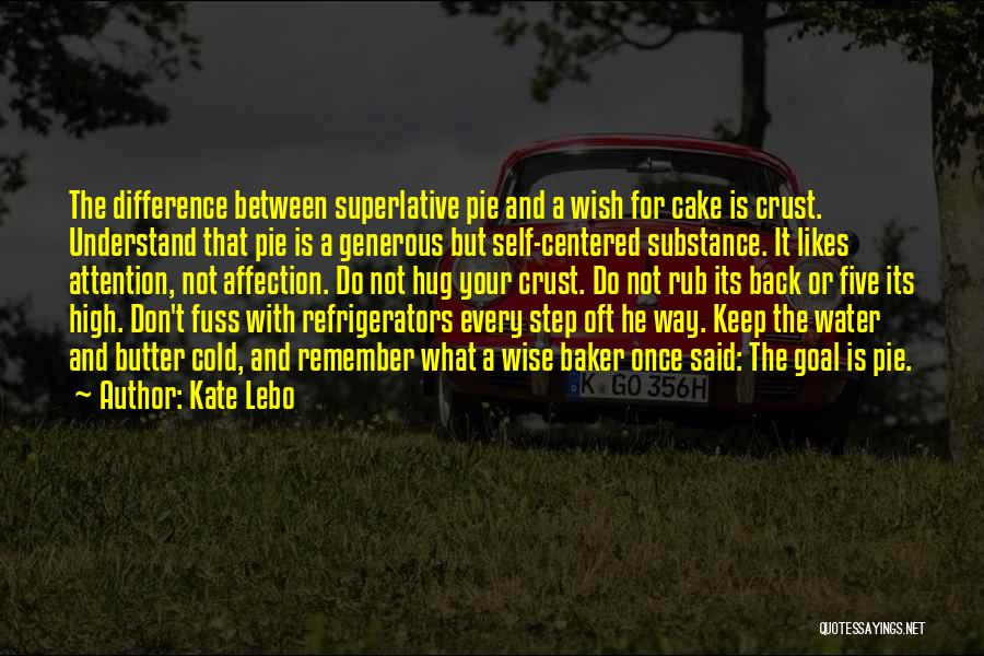 Pastry Cake Quotes By Kate Lebo