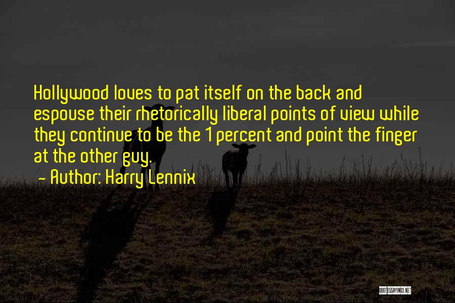 Pat On The Back Quotes By Harry Lennix