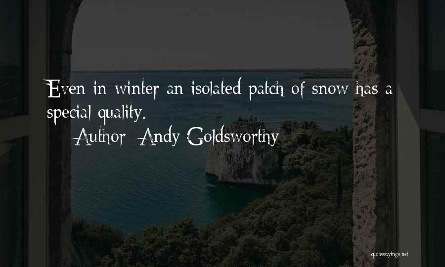 Patch Quotes By Andy Goldsworthy