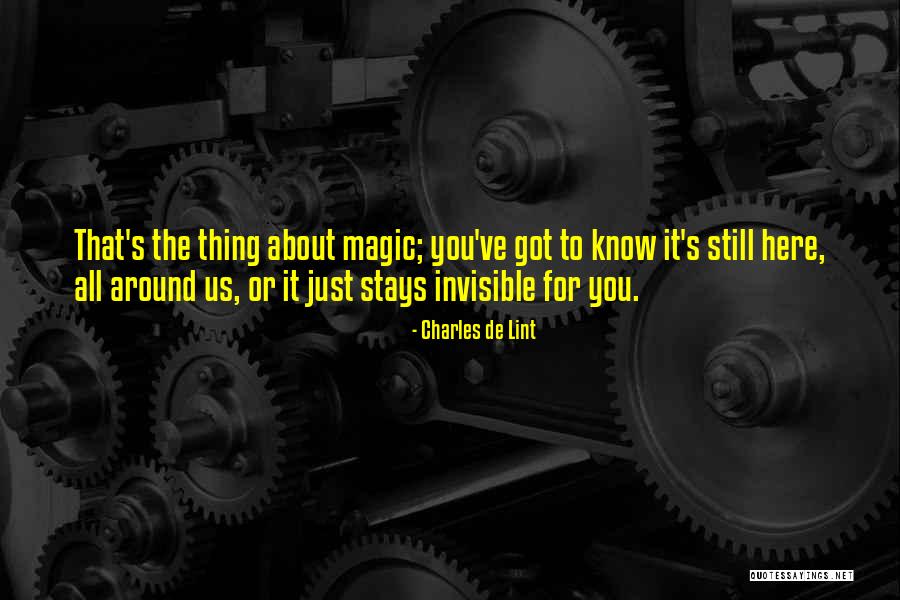 Patcher Quotes By Charles De Lint