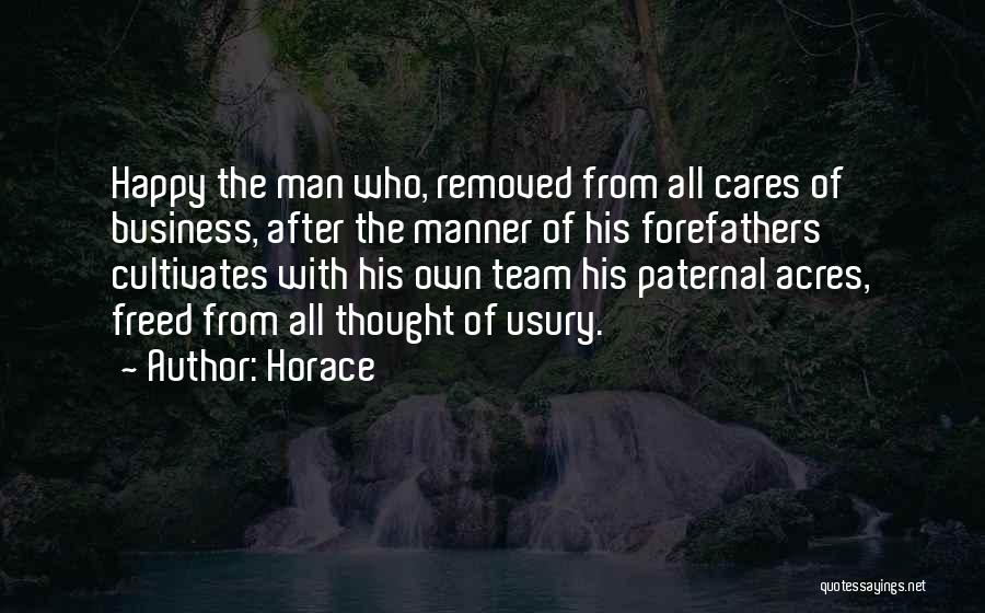 Paternal Quotes By Horace