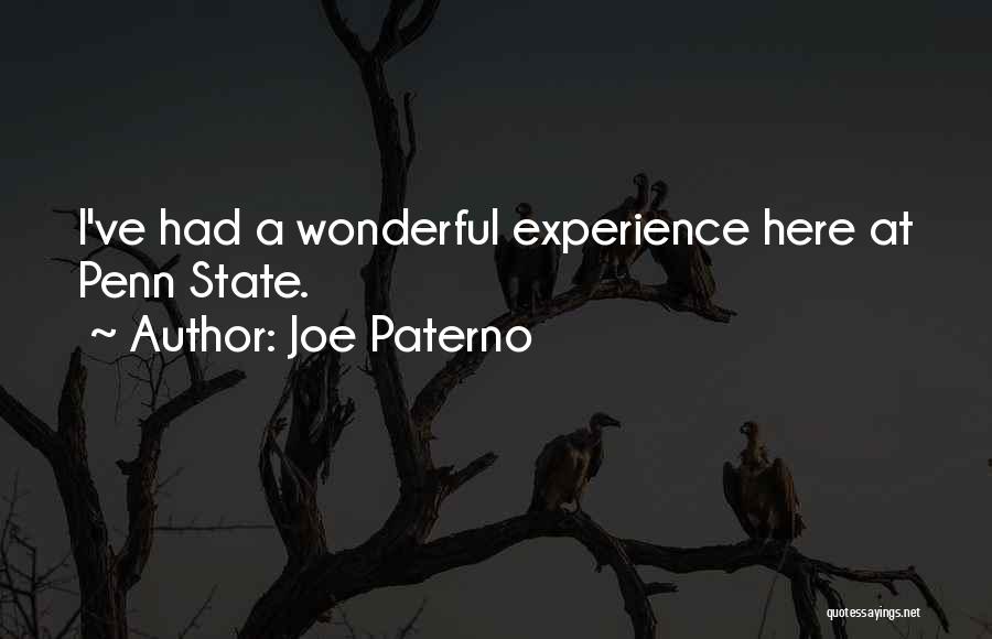 Paterno Quotes By Joe Paterno