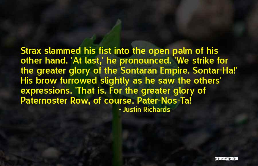 Paternoster Quotes By Justin Richards Paternoster Quotes By Justin Richards