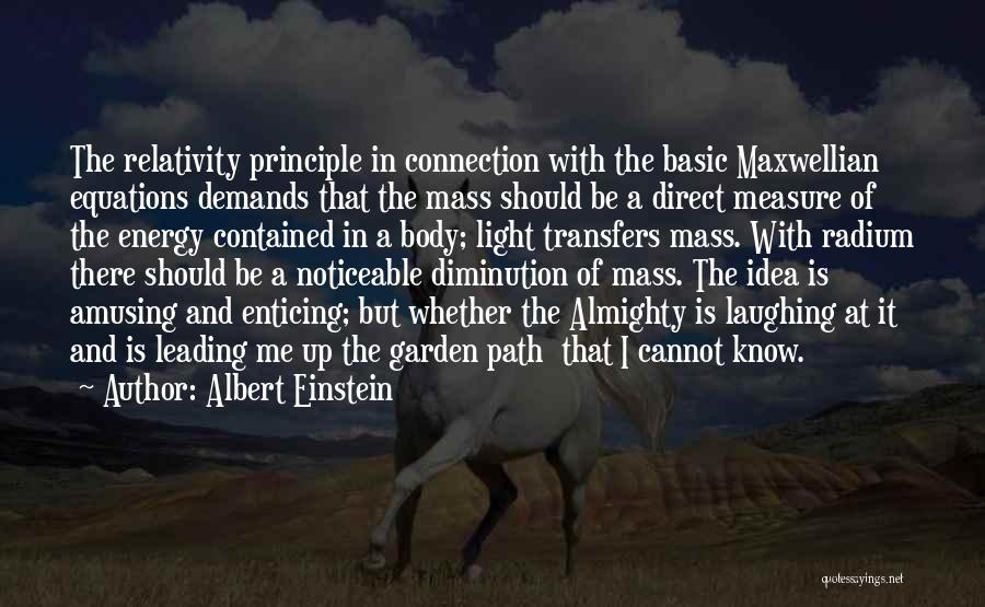 Path Leading Quotes By Albert Einstein