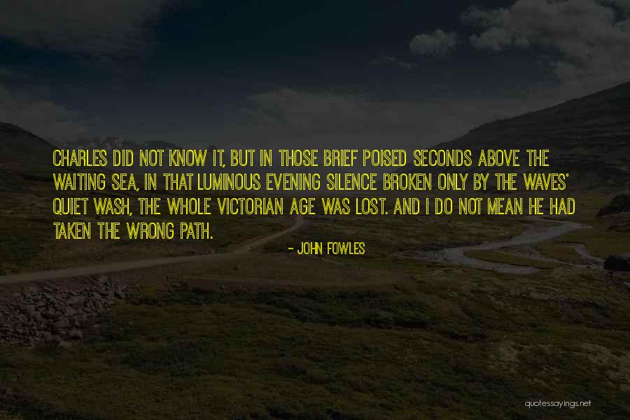 Path Not Taken Quotes By John Fowles