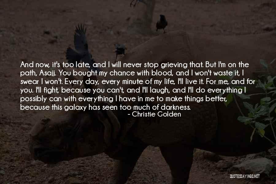 Path To Darkness Quotes By Christie Golden Path To Darkness Quotes By Christie Golden