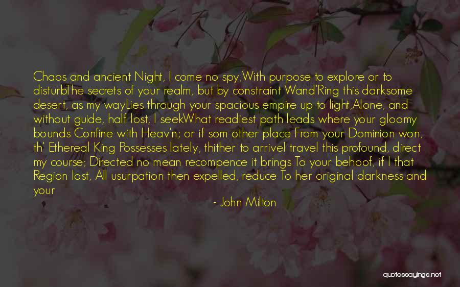 Path To Darkness Quotes By John Milton Path To Darkness Quotes By John Milton