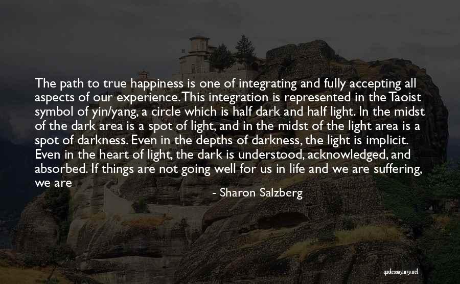 Path To Darkness Quotes By Sharon Salzberg