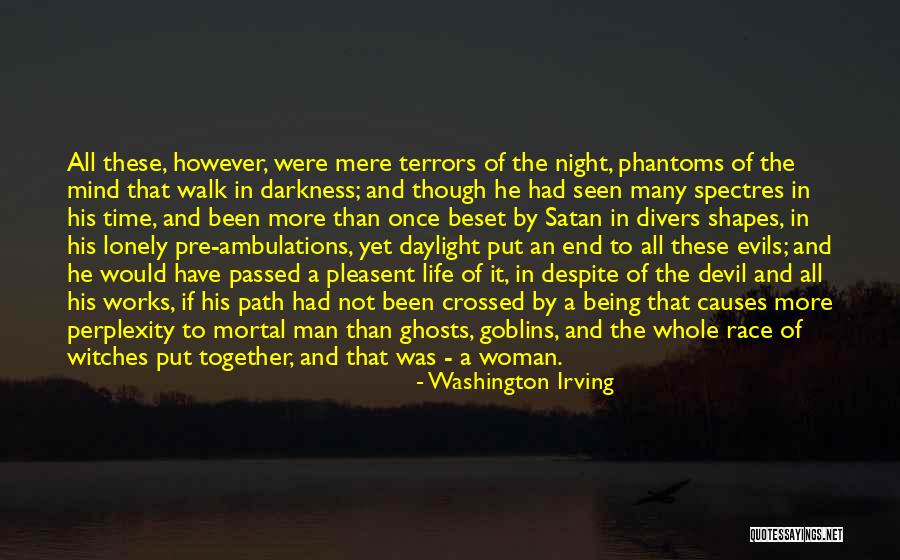 Path To Darkness Quotes By Washington Irving