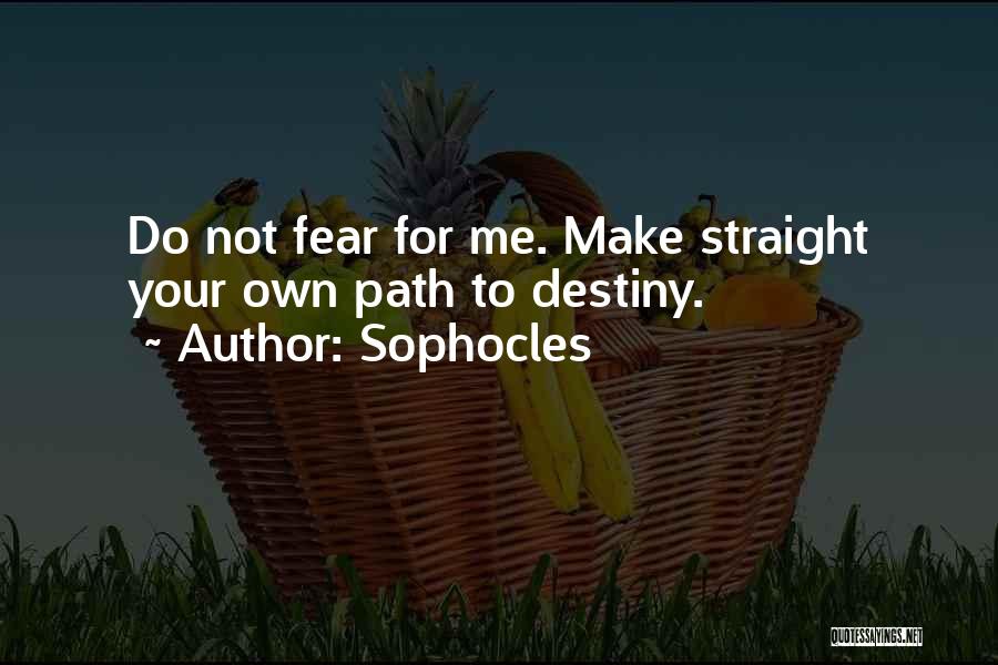 Path To Destiny Quotes By Sophocles