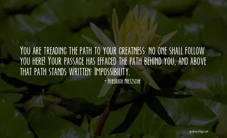 Path To Greatness Quotes By Friedrich Nietzsche