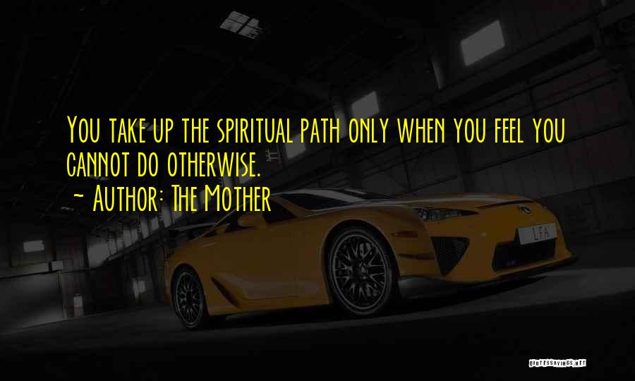 Path You Take Quotes By The Mother