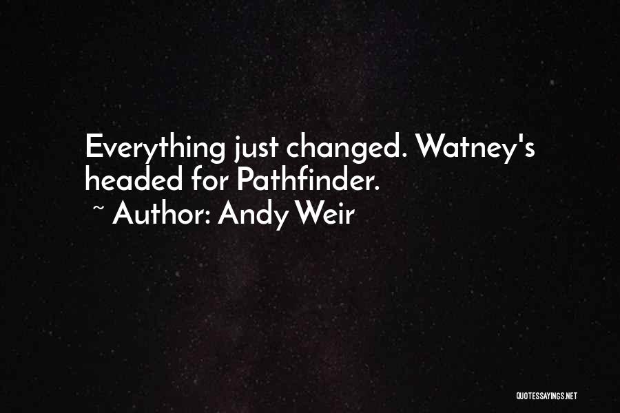 Pathfinder Quotes By Andy Weir