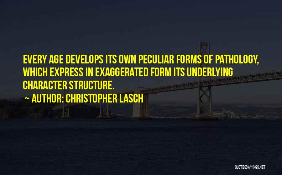 Pathology Quotes By Christopher Lasch