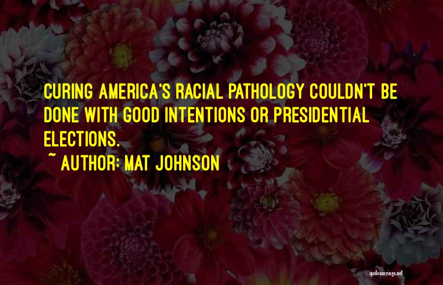 Pathology Quotes By Mat Johnson