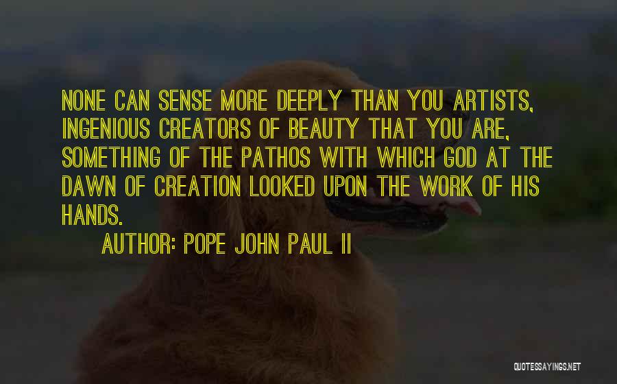 Pathos Quotes By Pope John Paul II