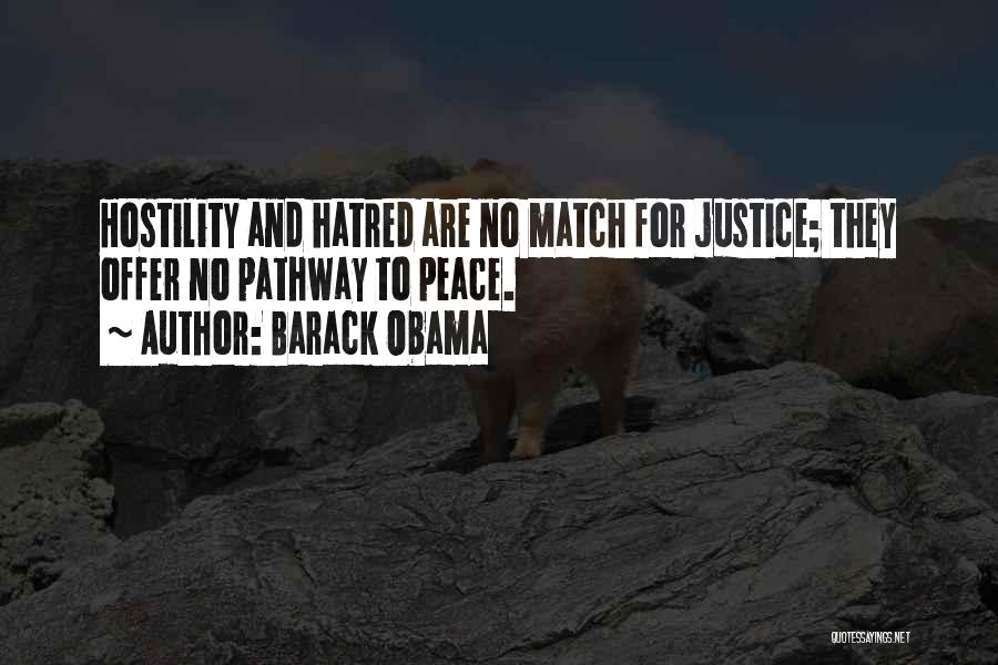 Pathway To Peace Quotes By Barack Obama