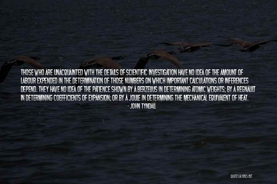 Patience And Determination Quotes By John Tyndall Patience And Determination Quotes By John Tyndall
