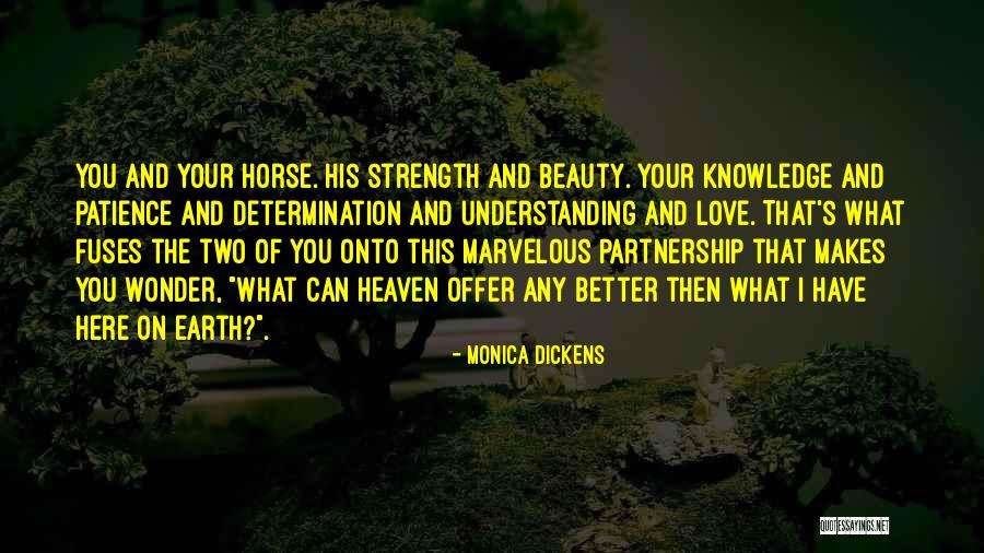 Patience And Determination Quotes By Monica Dickens