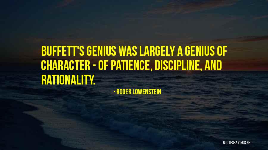 Patience And Discipline Quotes By Roger Lowenstein Patience And Discipline Quotes By Roger Lowenstein