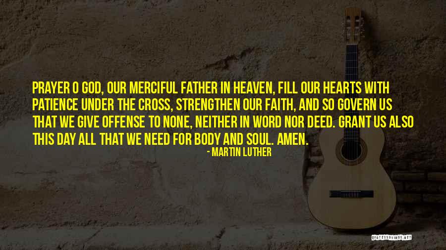 Patience And Faith In God Quotes By Martin Luther