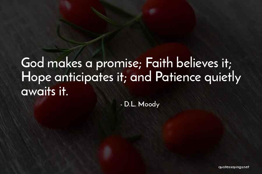 Patience And Faith Quotes By D.L. Moody Patience And Faith Quotes By D.L. Moody