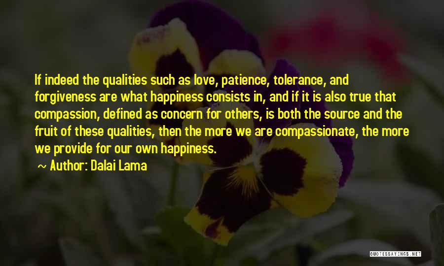 Patience And Forgiveness Quotes By Dalai Lama