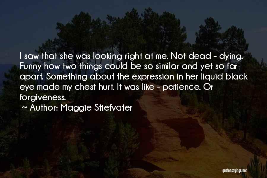 Patience And Forgiveness Quotes By Maggie Stiefvater