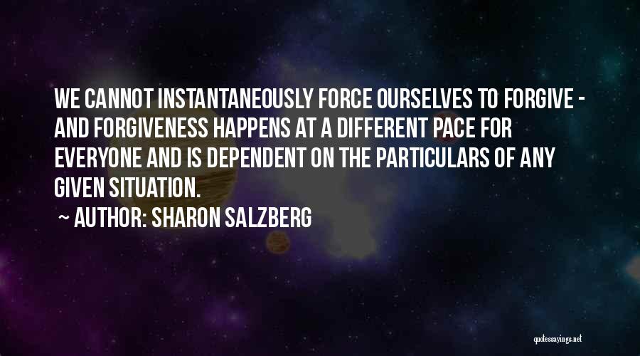 Patience And Forgiveness Quotes By Sharon Salzberg