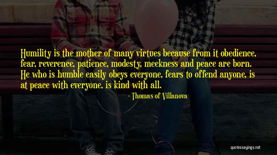 Patience And Humility Quotes By Thomas Of Villanova