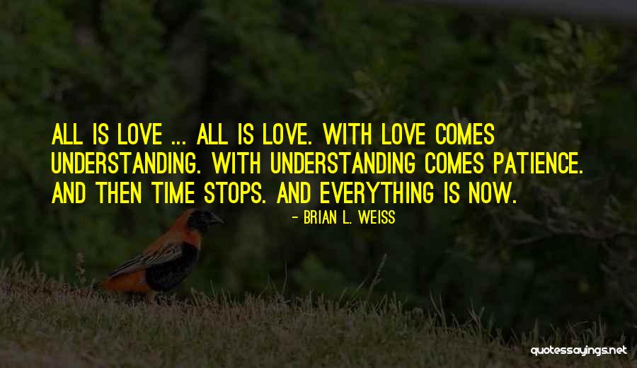 Patience And Love Quotes By Brian L. Weiss Patience And Love Quotes By Brian L. Weiss