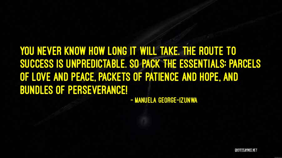 Patience And Love Quotes By Manuela George-Izunwa