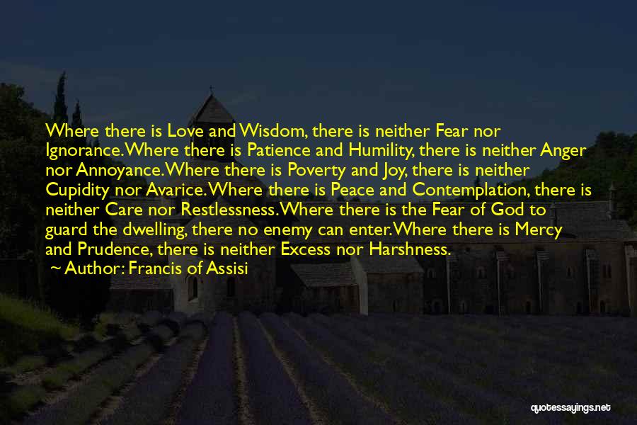 Patience And Peace Quotes By Francis Of Assisi