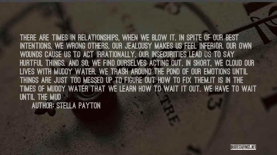 Patience And Relationships Quotes By Stella Payton