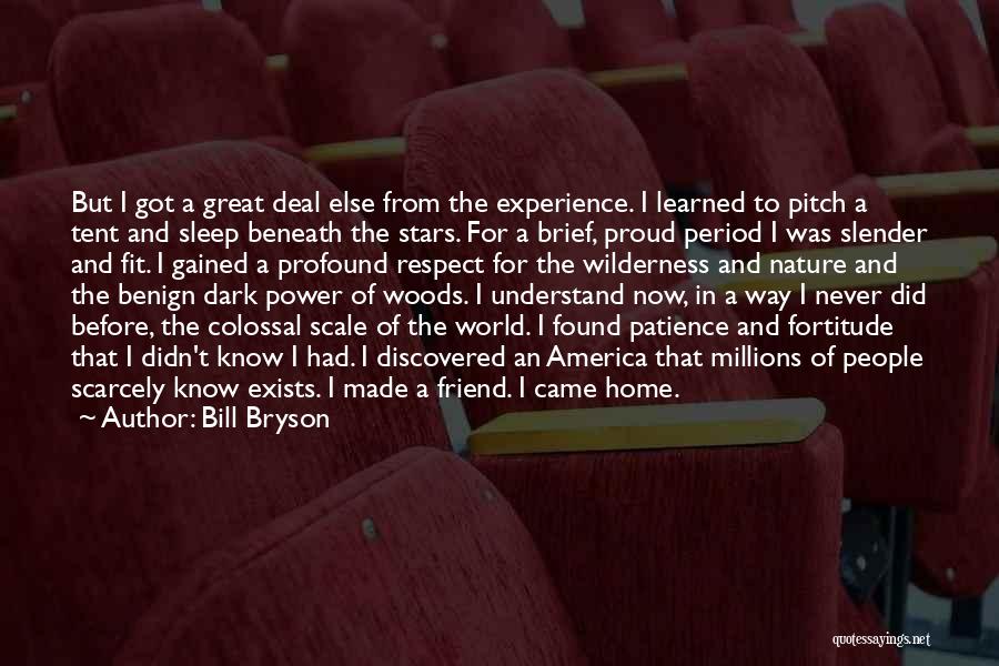 Patience And Respect Quotes By Bill Bryson