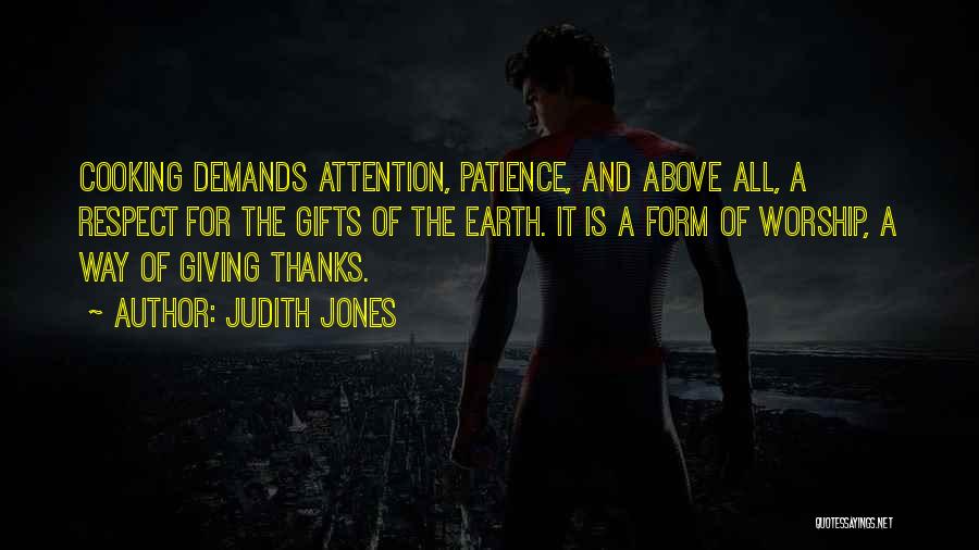 Patience And Respect Quotes By Judith Jones