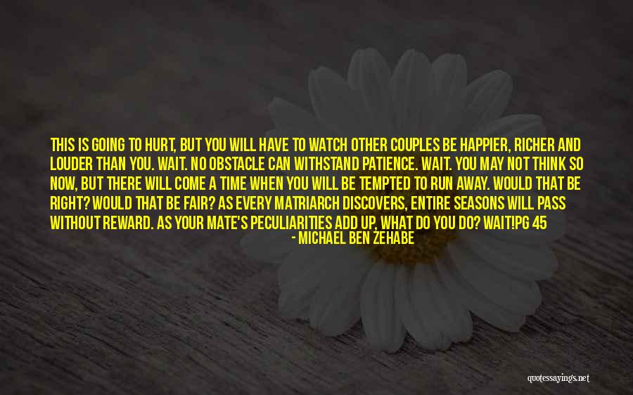 Patience And Reward Quotes By Michael Ben Zehabe