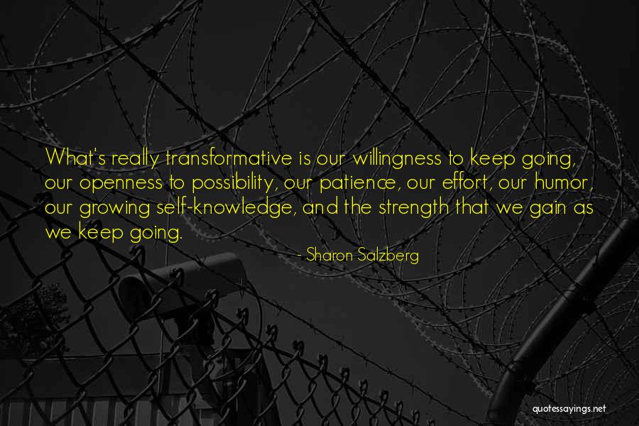 Patience And Strength Quotes By Sharon Salzberg Patience And Strength Quotes By Sharon Salzberg