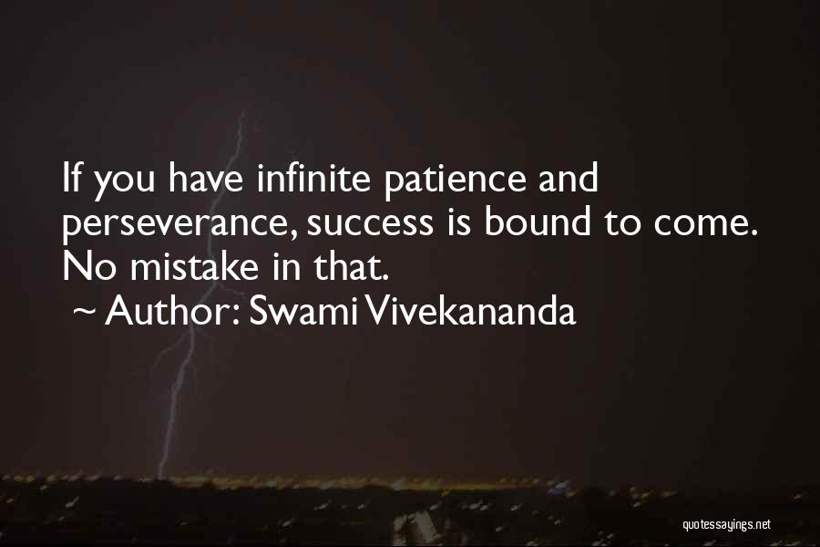 Patience And Success Quotes By Swami Vivekananda