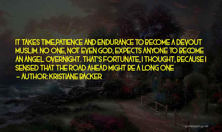 Patience And Time Quotes By Kristiane Backer