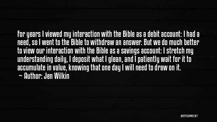 Patience And Understanding Bible Quotes By Jen Wilkin