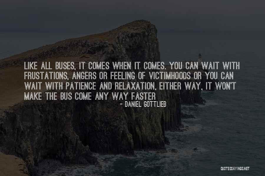 Patience Comes To Those Who Wait Quotes By Daniel Gottlieb