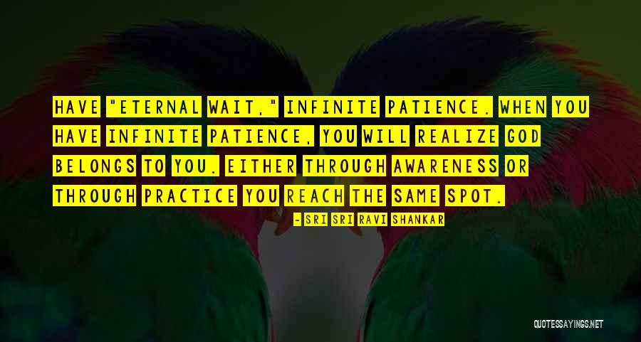 Patience Comes To Those Who Wait Quotes By Sri Sri Ravi Shankar