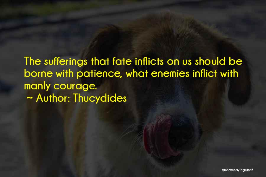 Patience For Enemy Quotes By Thucydides